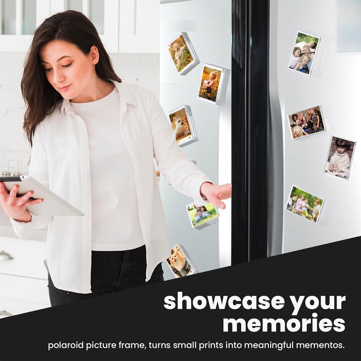 High Transparency Rectangular Acrylic Photo Frame, Family Portrait Frame, Home Decor, Non-Toxic, Ca Prop 65 Compliant