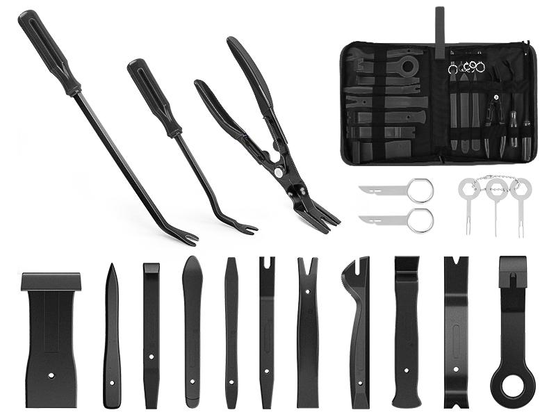 Nilight 19Pcs Trim Removal Tool Set Panel Fastener Clips Removal Automotive Plastic Upholstery Pliers Removal Install Car Tool with Storage Bag for Trim Panel Audio Clip Pliers (Black) Vehicle Remover Brake Caliper Wrench dealsforyoudays Nilight 19Pcs Trim Removal Tool Set Panel Fastener Clips Removal Automotive Plastic Upholstery Pliers Removal Install Car Tool with Storage Bag for Trim Panel Audio Clip Pliers (Black) Vehicle Remover Brake Caliper Wrench dealsforyoudays
