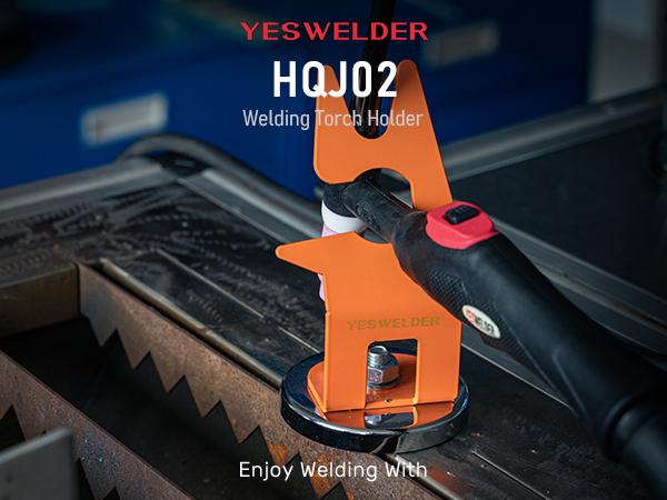 YESWELDER Magnetic TIG Welding Gun Holder | Welder Stand for TIG Torch & Plasma Cutter Torch with Strong Magnet Base