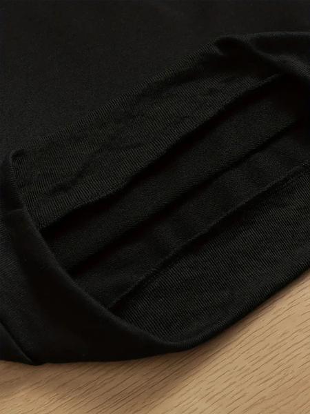 Girls' Casual Loose Fit Cartoon Print Game Day Sweatshirt, Elastic Fabric, Fitted Style, Spring & Fall Wear, Outdoor Indoor Activities, Crew Neck Sweatshirt