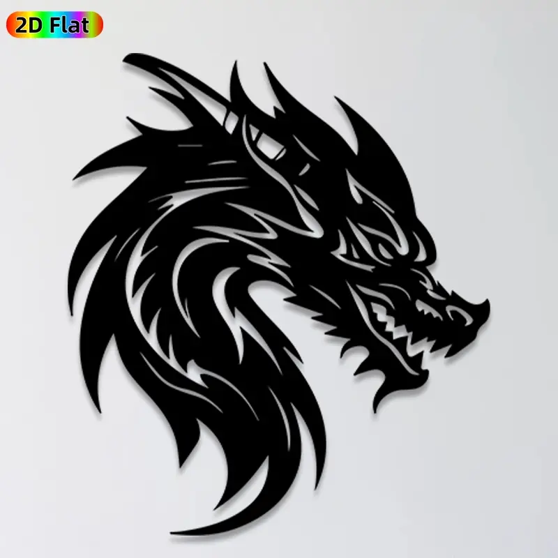 1pc Dragon Metal Wall Art,Dragon Statue Mural, Ideal Gift for New Year, Halloween, Dragon Decor Enthusiasts, Weather-Resistant Metal Wall Decor Wall Sculptures, Perfect for Outdoor Fence & Indoor Wall Dragon Enthusiasts