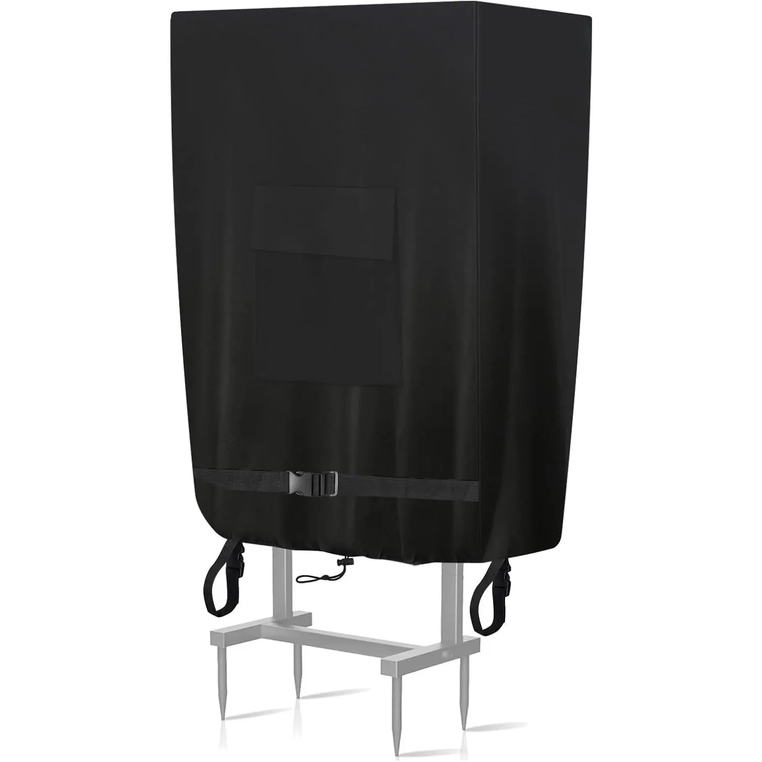 Garden Hose Holder Cover Hose Covers for Outside Heavy Duty 500D Oxford Polyester Coated Tarpaulin Protect your Hose Holder Black