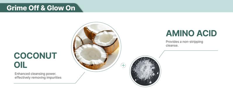 ILLIYOON Gentle Deep Triple Cleansing Set | Highly Effective Cleansing, Low-Irritation, Eye-Safe Formula, Pore Health Care, Hydrating Finish, Vegan Certified, Clean Beauty Standard (21.63 fl.oz.)