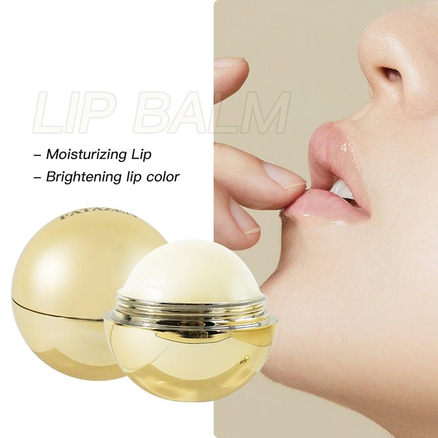 Repair Lip Balm Ball, moisturizing and hydrating, fades lip lines, post-sun care, bright and glossy, suitable for portable outdoor care.