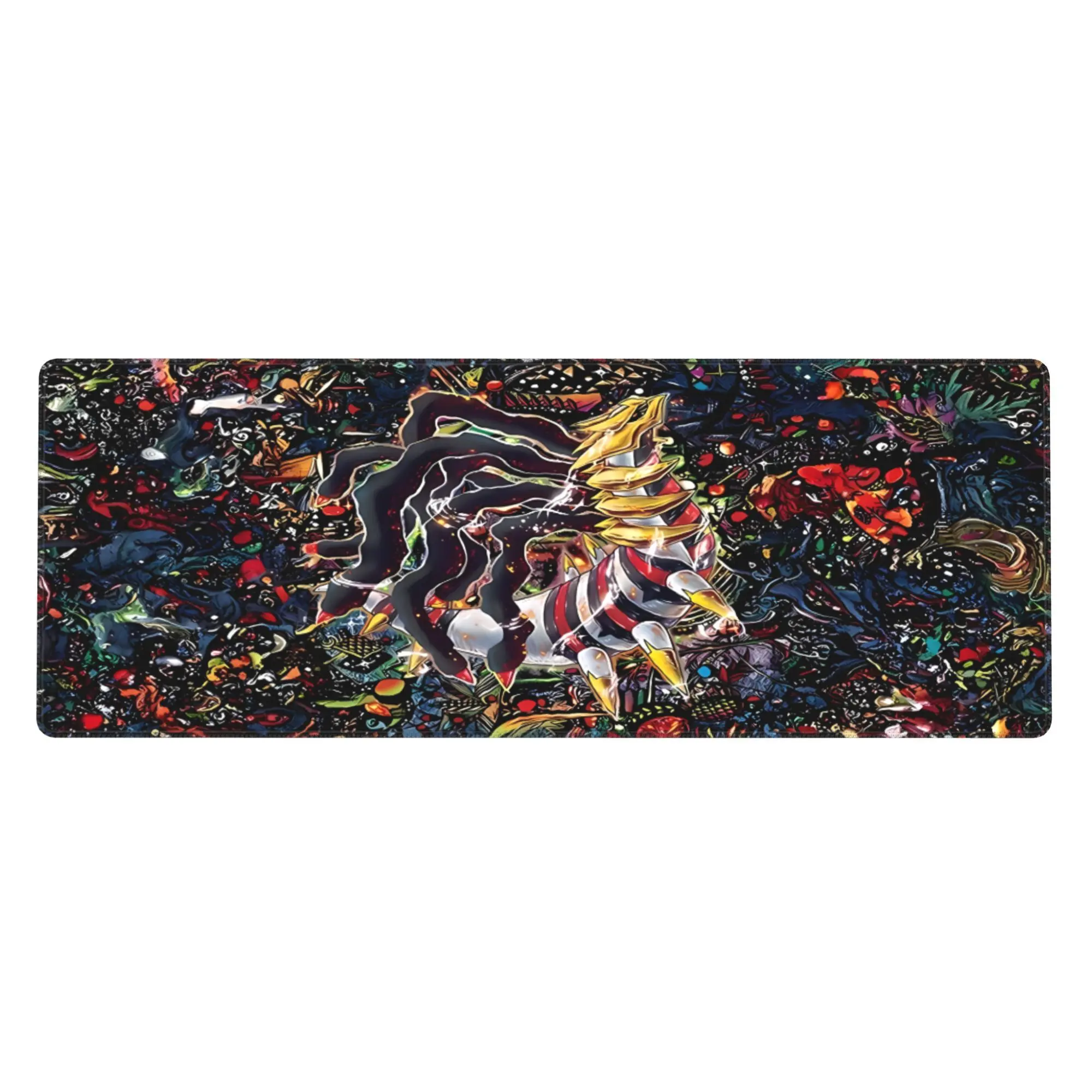 Giratina Polyester Oversized Gaming Mouse Pad, Large Printed Extended Mat with Smooth Surface, Non-Slip Rubber Base, Compatible for Gamers’ PC/Laptop, Office Workstation Setup, Gamers/Office