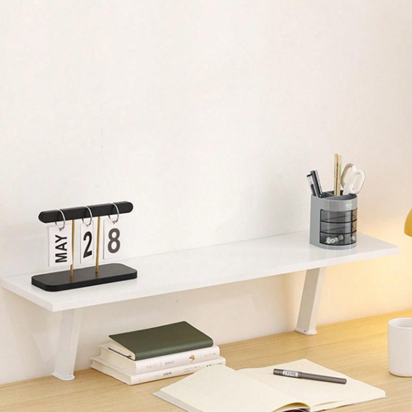 Desktop Storage Rack for Study and Work, Height Adjustable Bookshelf Organizer, Home Office Solution for Students and Writers