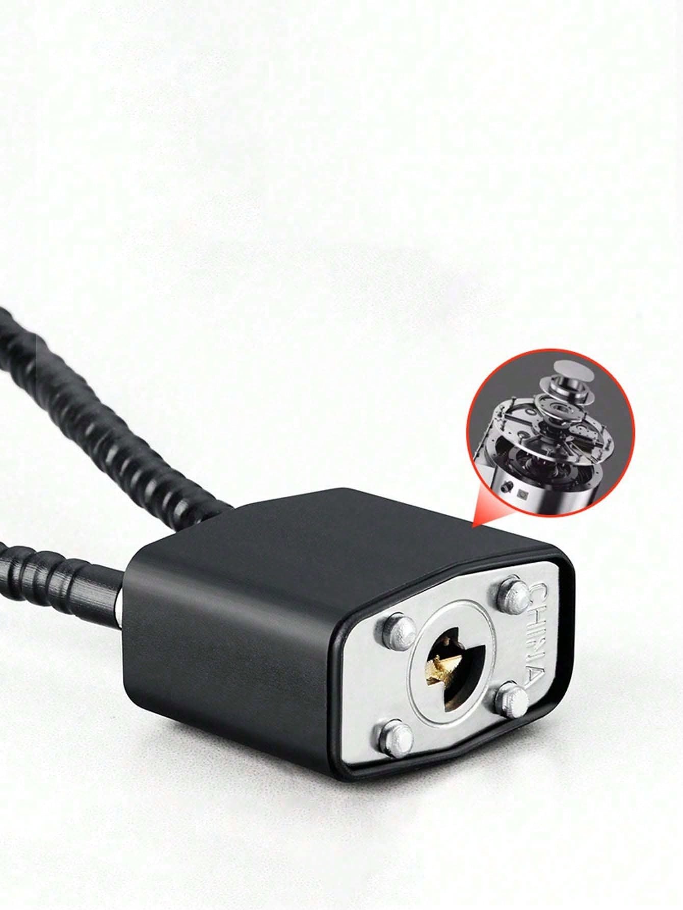 Cute Lips Pattern Cable Stainless Steel Padlock, Mini Anti-Theft Travel Lock for Luggage Backpack Gym Locker Cabinet, Multipurpose Security Lock, Ideal Back to School Travel Birthday Holiday Gift for Students Teachers Friends