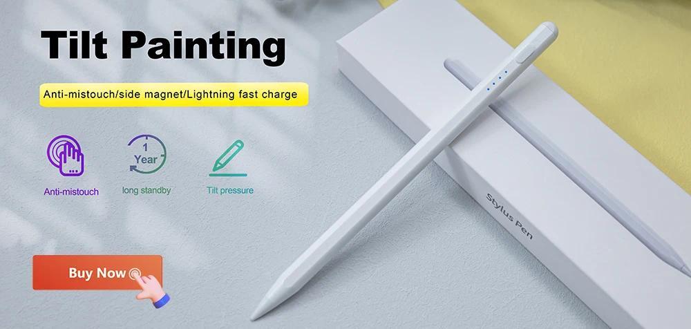 Pencil for Apple iPad with Palm Rejection Stylus Pen for iPad Air M2 Pro 13 Pro 12.9 10 Gen 7th 8th 9th 10.2 for iPad Pencil