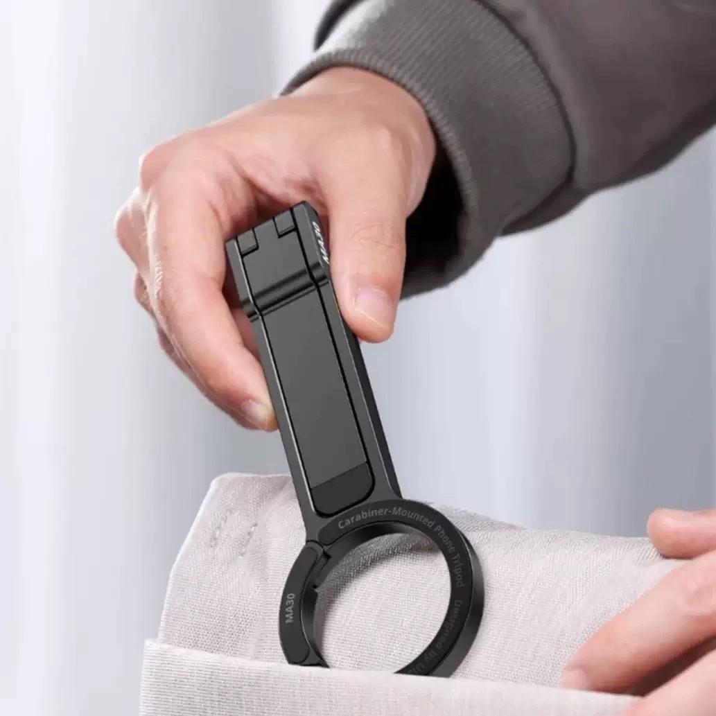 Magsafe Magnetic Phone Stand, Multi-Functional Tripod for Photography and Live Streaming, Portable Aluminum Desktop Mount