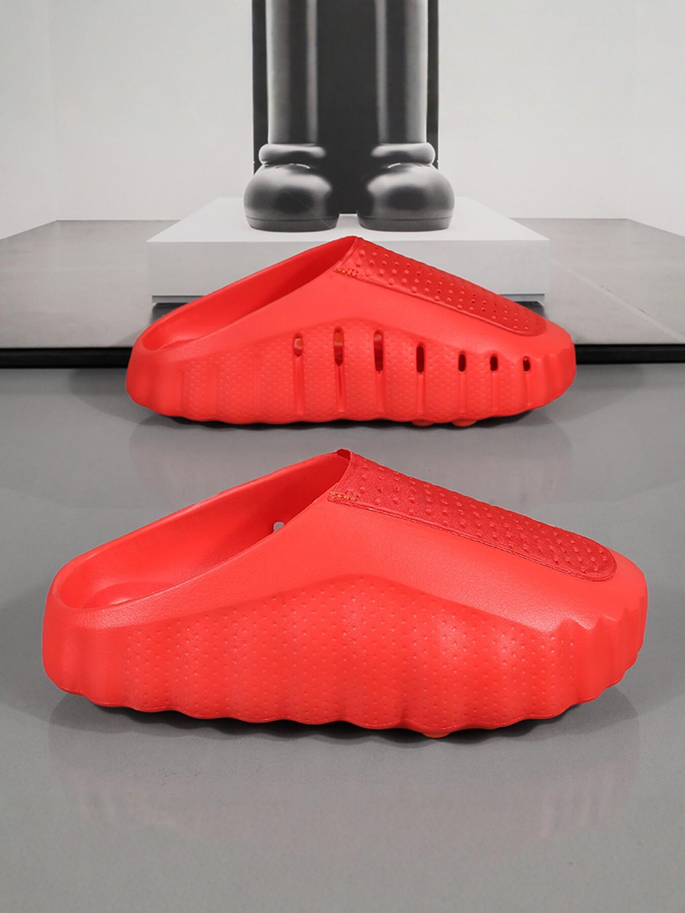 Men's Trendy Outdoor Sports Sandals, Unisex Massage Beads Design, Height Boost Anti-Slip, Fashionable Home Gym Shoes