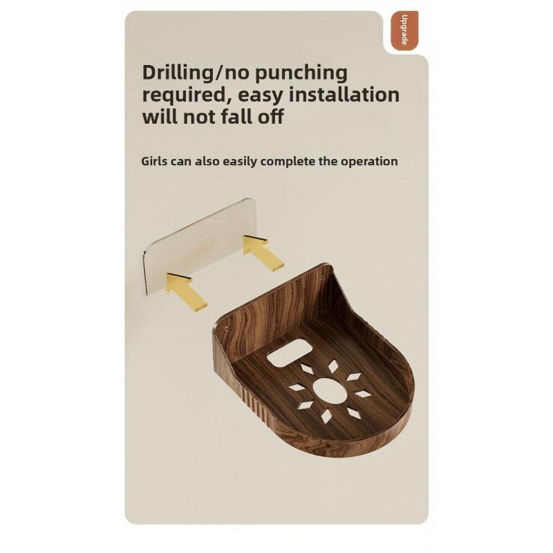 No-Drill Wall Mount Bracket for Security Cameras - Strong Load-Bearing Capacity, Easy Installation, Compatible with Ring, Arlo, Eufy, Google Nest, Wyze, Blink - Ideal for Indoor/Outdoor Use, Camera Mounting Bracket, Sleek Design, Durable Construction