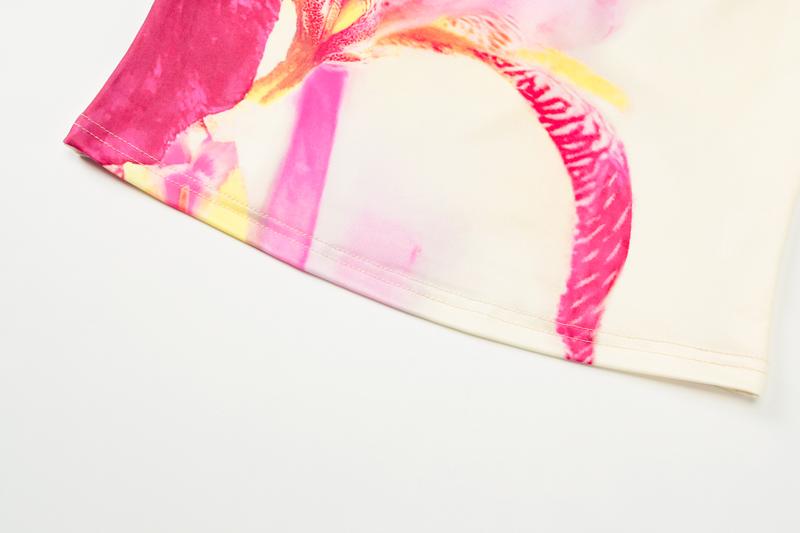 Floral Print Adjustable Strap Cami Top & Mermaid Skirt Set with Elastic Pleats To Party Dating Outfit Women's 2025 Summer Vacation Beach Holiday New Styling Versatile Halter and Skirt Suits