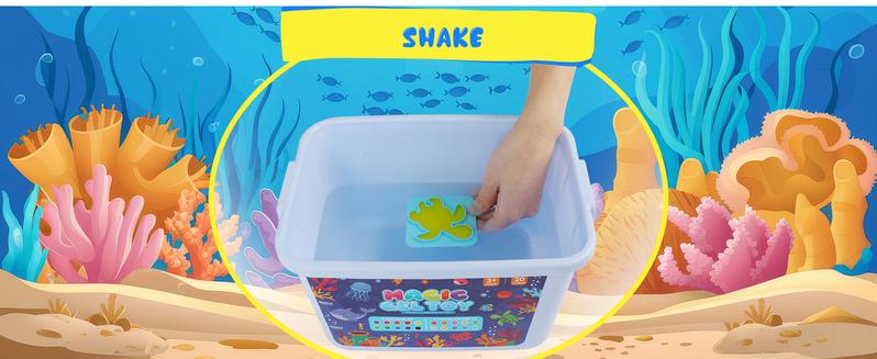 Magic Water Elf Toy Kit, Aqua Fairy Water Gel Kit, 20 Magic Gesl&16 Molds, Fun Summer DIY Craft Kit, Birthday Gifts & Party Favors for Kids Ages 3+