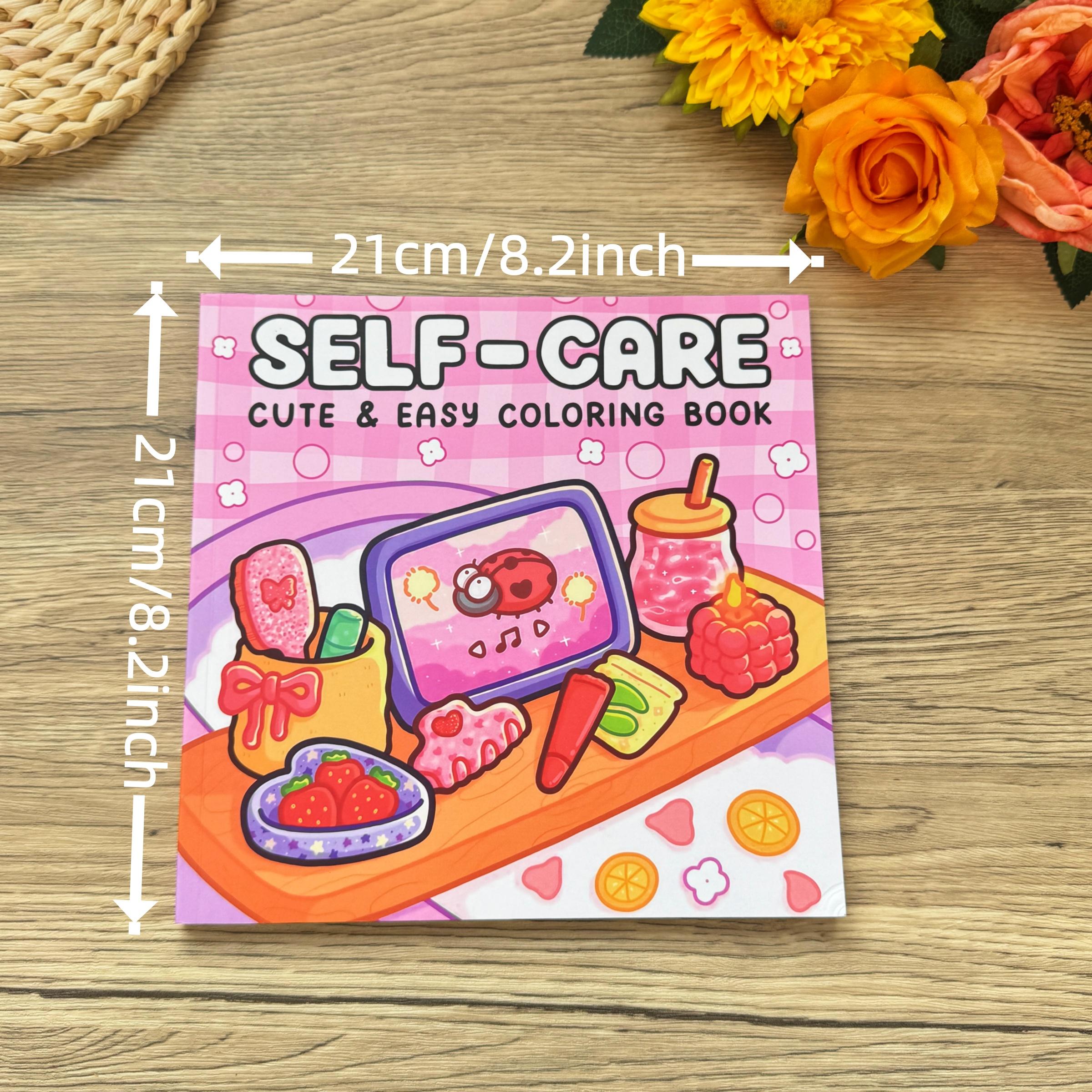 4/8 Pieces Cute Coloring Book Set,  Multi-Theme Designs, Enjoy Drawing Process, Stress Relief Art, Perfect Gift for Holidays & Daily Fun