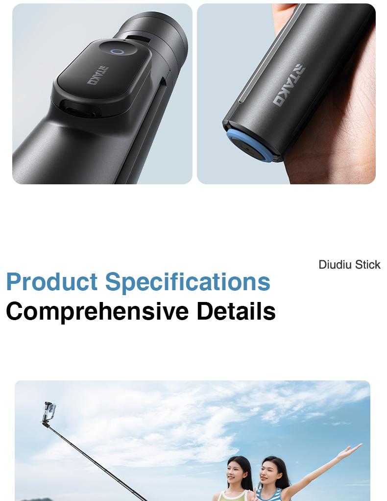 Oroms 67"Portable Selfie Stick Tripod with Remote，One Click Open, Wireless Remote Included.FOR Cellphone. Smartphone Camera Accessories Camera Stand