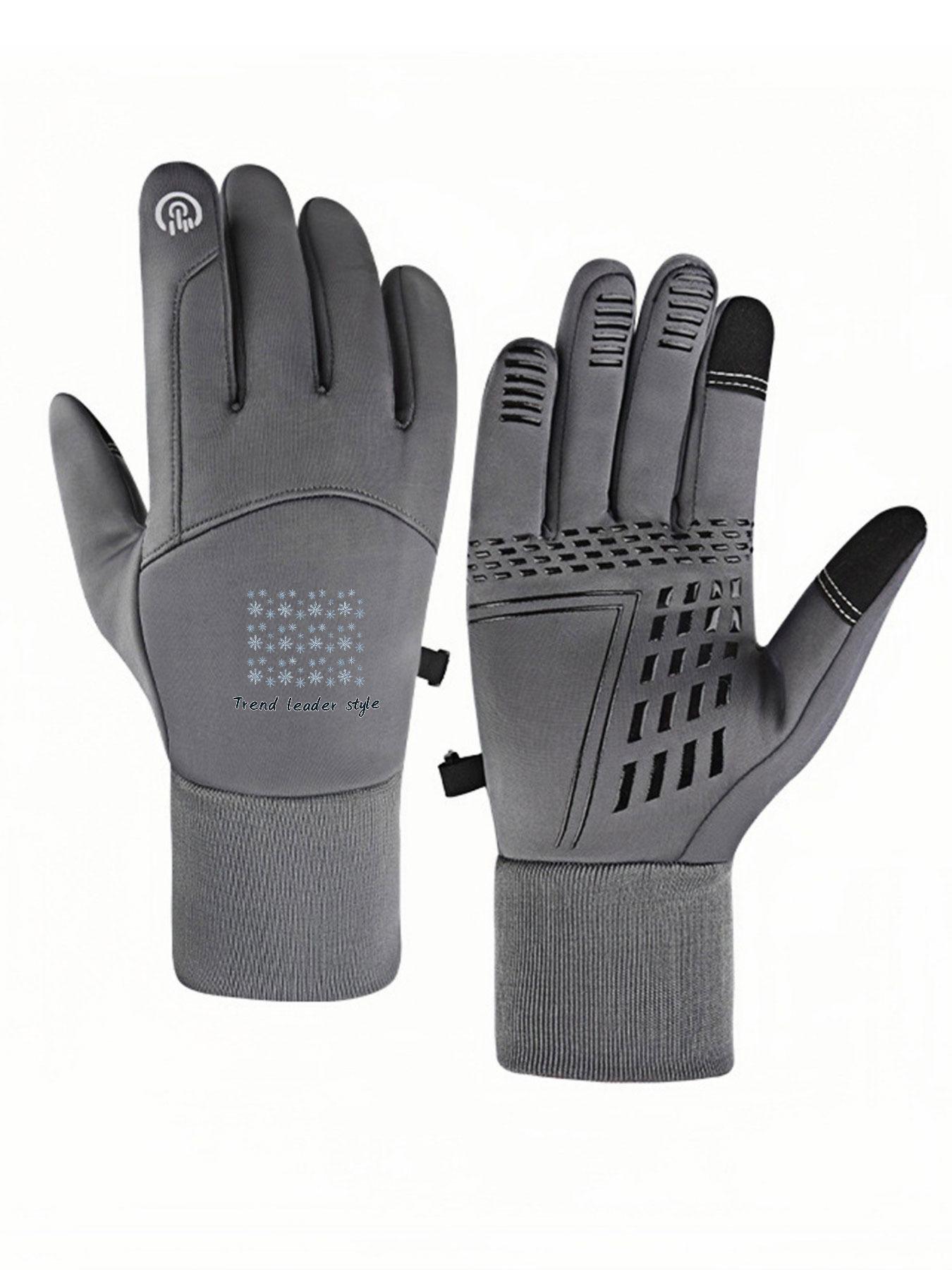 1pc with  h ss fashi winter gloves thermal gloves Touch Screen Breathable Daily Use Adults Cozy winter gifts Soft Popular Best Selling Stylish