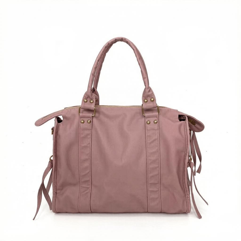 Women's shoulder bag, Stylish crossbody bag, women's retro Y2K spicy girl handbag, Casual trendy bag, large capacity, multiple pockets, punk diagonal cross bag, washed and worn vegan leather bag, suitable for vacation, shopping, work