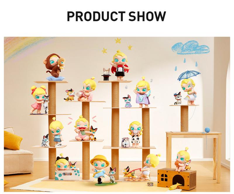 POP MART Baby Molly & Baby Tabby Series Figures POP MART Baby Molly & Baby Tabby Series Figures