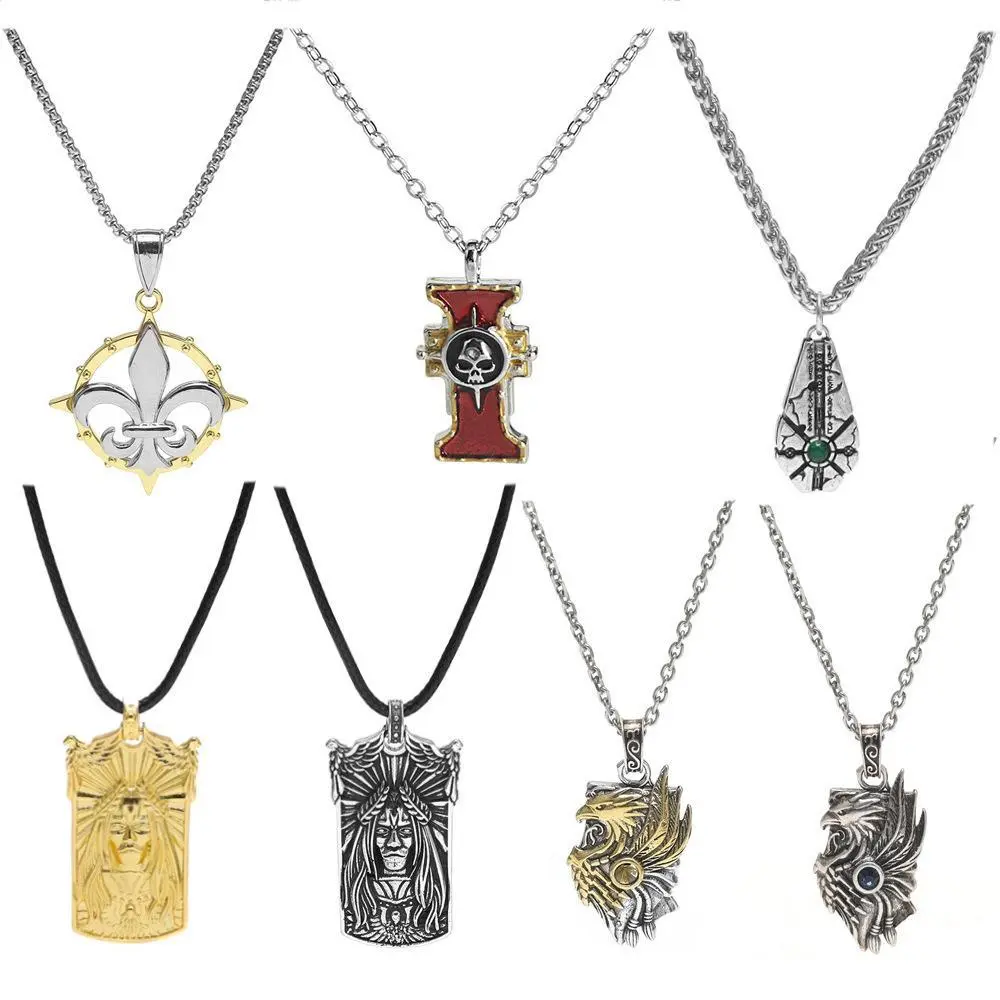 Warhammer 40K Game Peripheral Necklace Fashionable Handsome Men And Women Sweater Chain Cosplay Accessories Gift For Game Fans