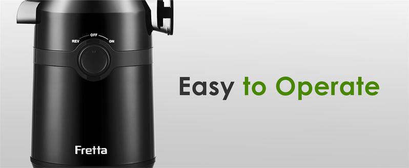 Juicer Machines, Cold Press Juicer with 4.25" Large Feed, Slow Masticating Juicer Fit Whole Vegetable and Fruit, High Juice Yield Juicer Easy to Clean