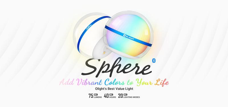OLIGHT Sphere 75 lumens Smart Night Light, Stepless Dimming Table Lamp with Remotely APP Control, Magnetic Rechargeable RGB Ambient Light for Sleeping, Reading, and Relaxation