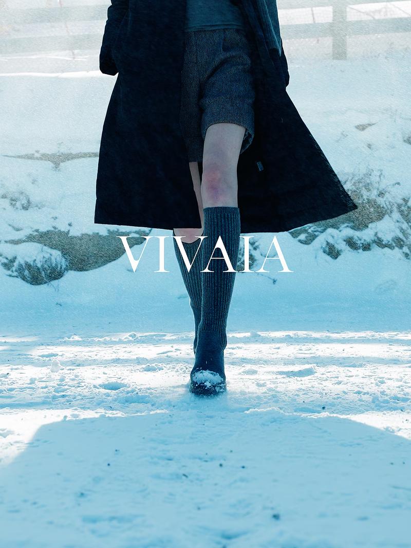 VIVAIA Women/Girls Round-Toe Knee-High Platform Chunky Wedge Boots, Celeb Fav Boots (Eduarda)