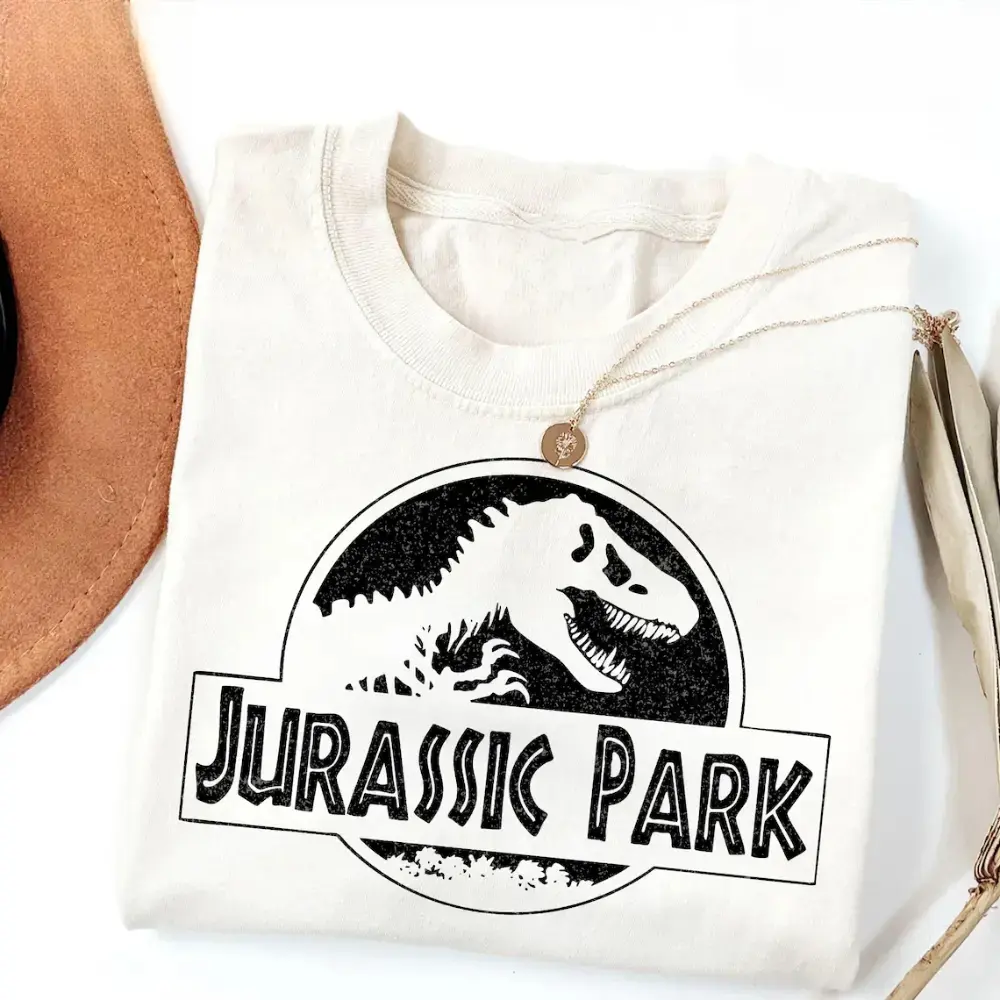 Vintage Jurassic Park T-shirt, Dinosaur Tee, Retro Movie Graphic Tee, Jurassic Park Fan Gift, 90s Dino T-shirt, Gift For Man, Gift Her