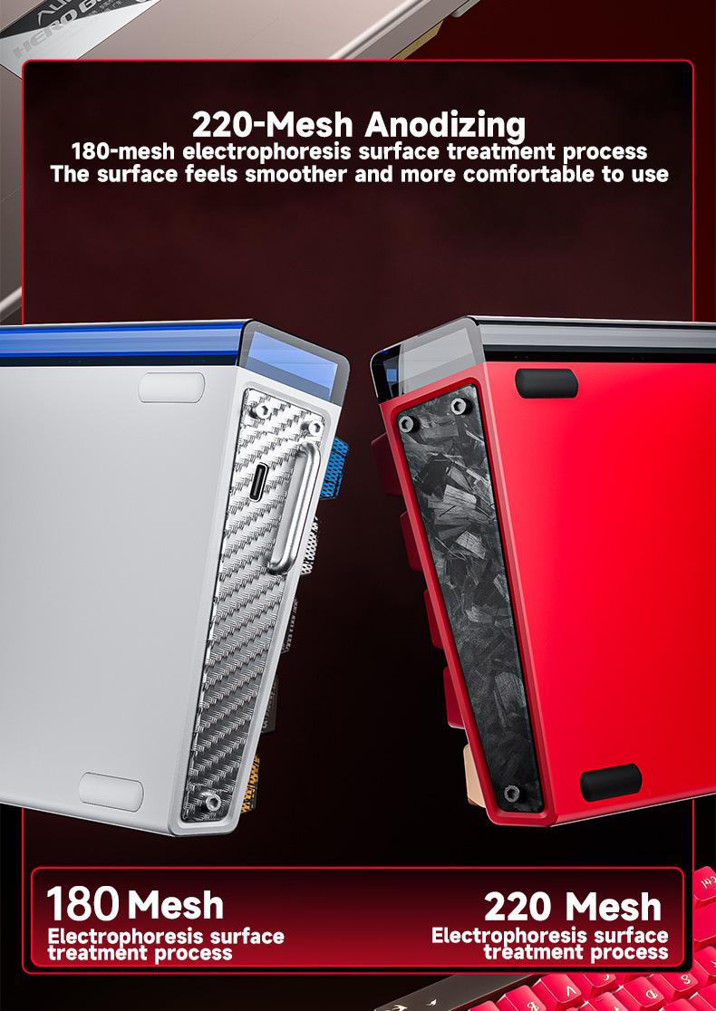 [New]AULA HERO 68 Ultra Aluminum Wired Magnetic Switch 65% Gaming Keyboard, RT 0.005mm, 8K Hz Polling Rate, Ultra-Fast Response, CNC Aluminum Body, RGB Backlight, Supports RS, SOCD,  MPT Functions(Comics White) Pro Gamer Design TikTokShopfalldealsforyou