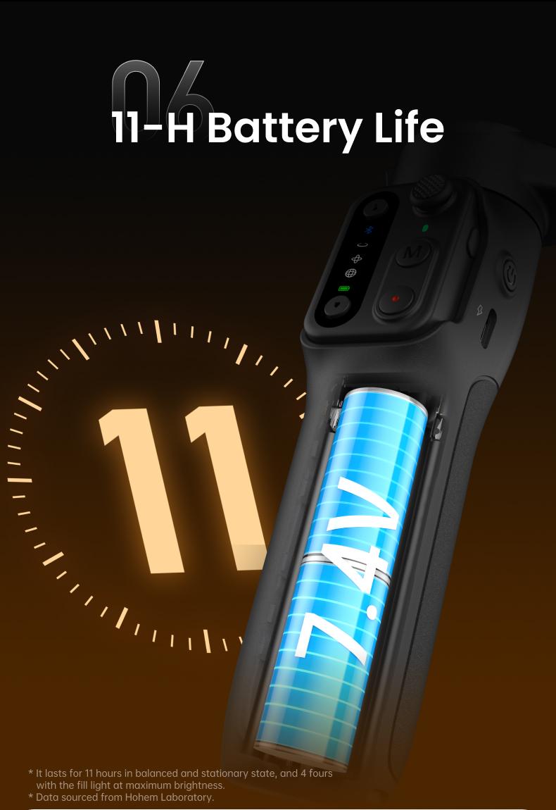 hohem iSteady X3 SE Gimbal Stabilizer for iPhone, Smartphone Foldable Gimbal with Detachable Remote Control, Portable Foldable 3-Axis Phone Gimbal for Android & iPhone17 series, Ideal for Travel Vlogging