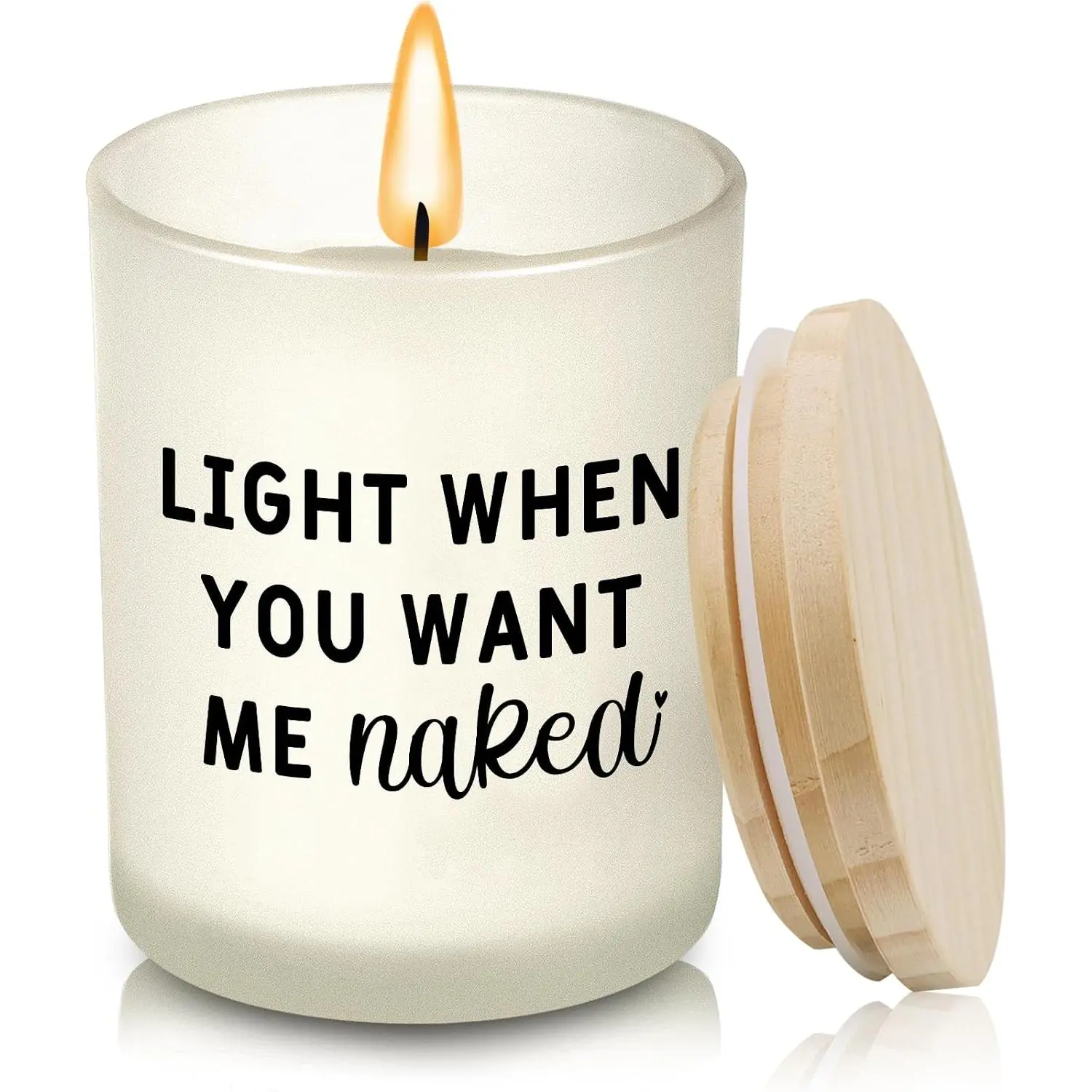Naughty Funny Candle Gifts for Him, Perfect for Boyfriend Husband, Valentines Birthday Anniversary Christmas Couple Gift Ideas