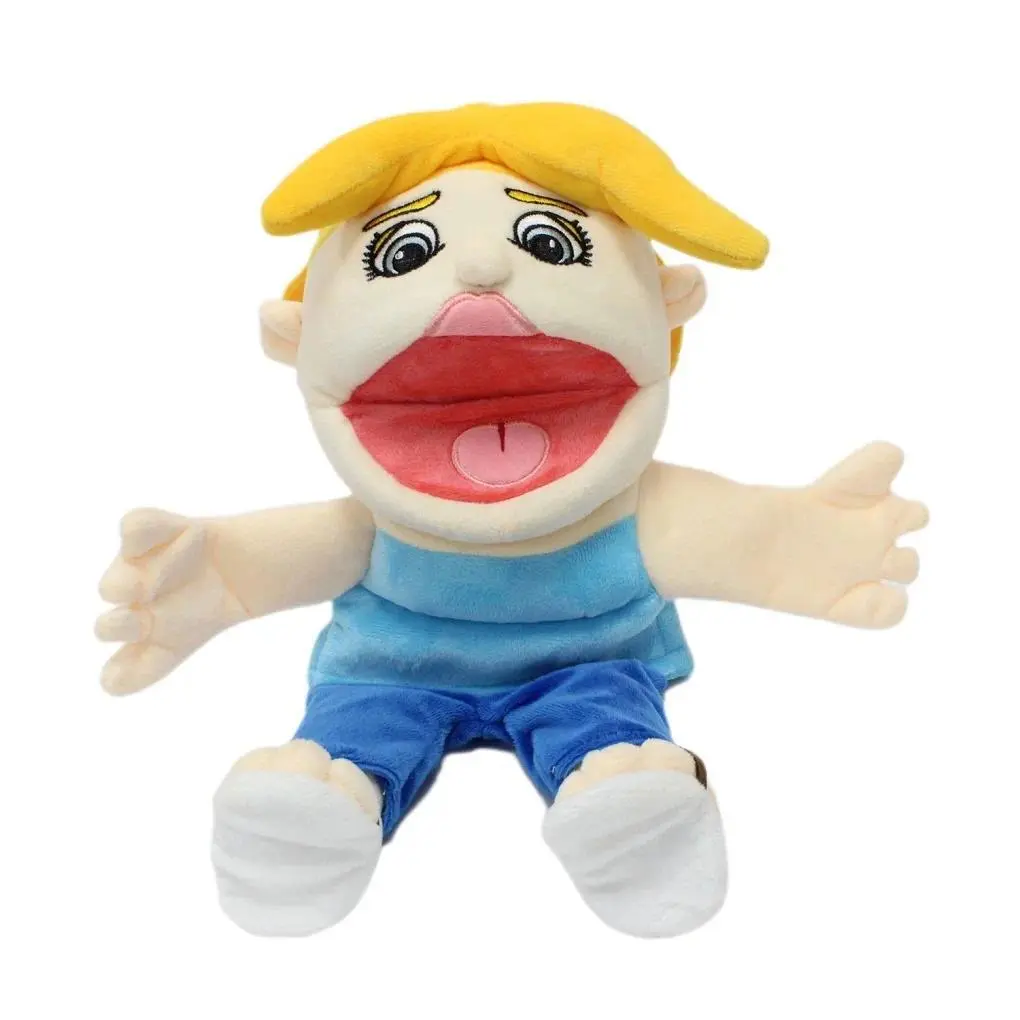 Hot new 30/50cm Jeffy Hand Puppet Plush Children Soft Doll Talk Show Party Props Christmas Doll Plush Toys Puppet Kids Gift