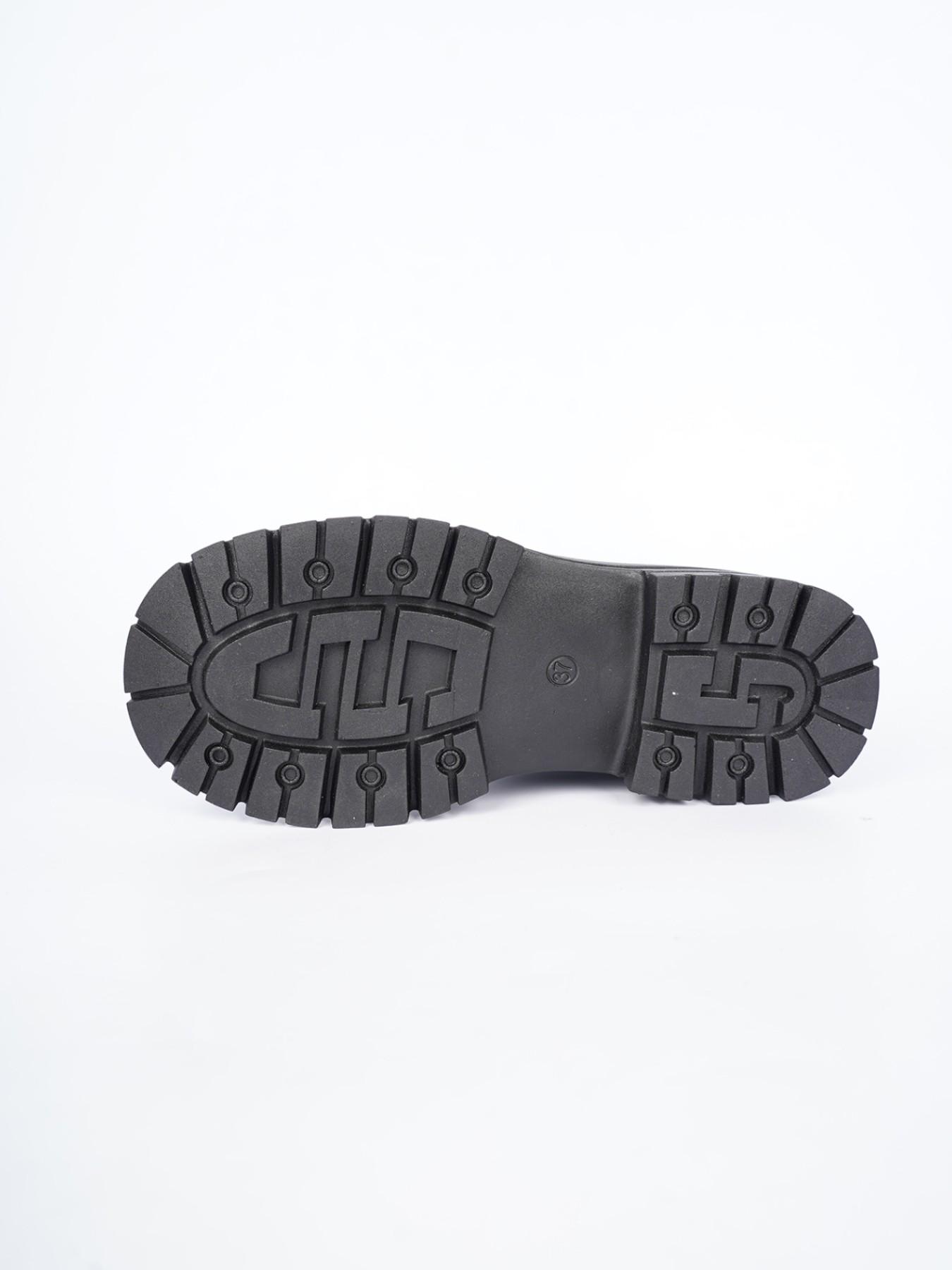 British Style Lace-Up Boots for Women, Vintage Buckle Motorcycle Boots, Slimming and Height-Increasing Short Boots, Versatile Fashion Footwear