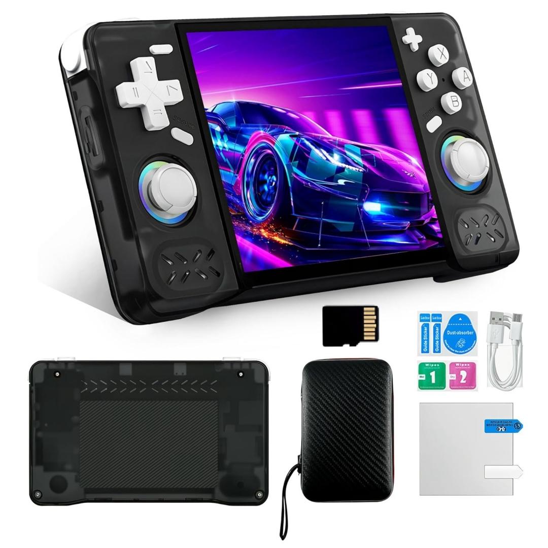Xf40h Retro Handheld Gaming Console, WiFi Multiplayer, Hall Effect Switch Buttons, 2.4g Wireless Controller, 18000+ Classic Games, 4000mah Battery