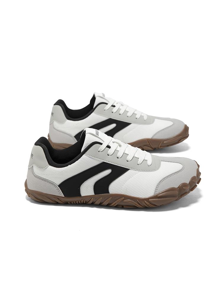 Barewe Unisex Wide Toe Barefoot Shoes, Lightweight Soft Sole Walking Shoes, Spring Fall Casual Skateboard Sports Shoes