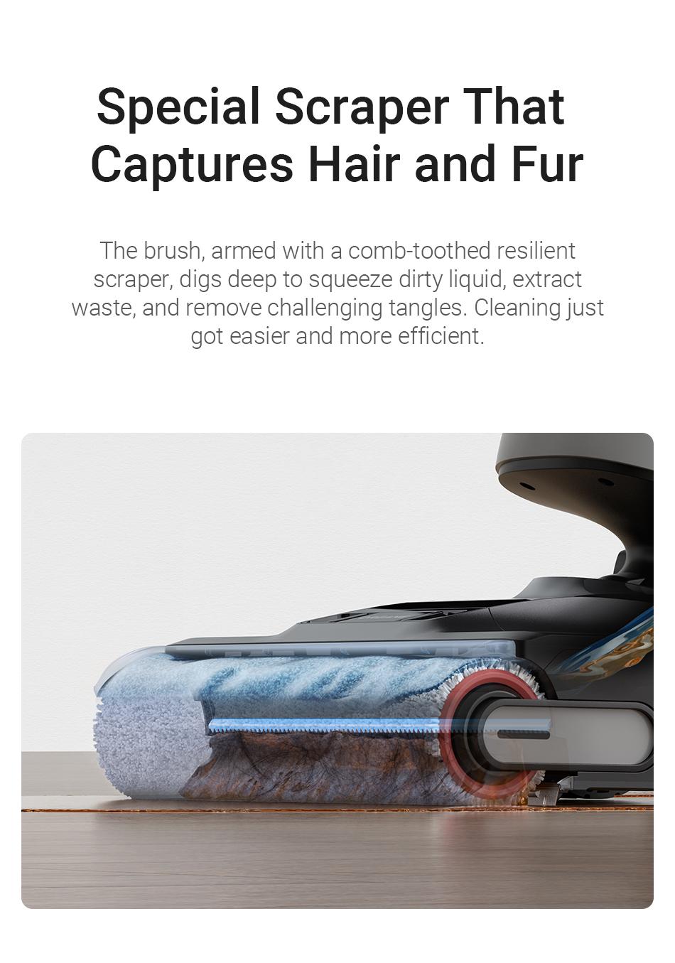 DREAME H14 Series I / H12 Pro FlexReach Vacuum Mop, Wet and Dry Vacuum, 180° Lie-Flat Cordless Vacuum Mop Combo, 140°F Brush Washing, Fast Hot Air Drying in 5 Mins, Great for Sticky Steam Messes Cleaner Self Cleaning System Deep Cleaning Machine