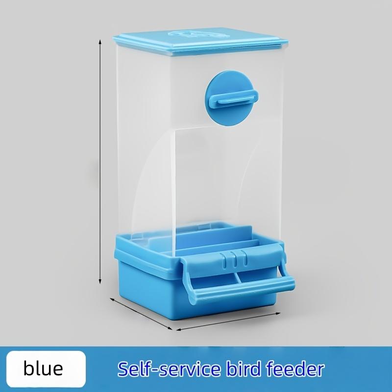 Squirrel-proof bird trough, large capacity outdoor hanging trough with roof, weatherproof and easy to clean for parrot birds in the garden, patio and balcony