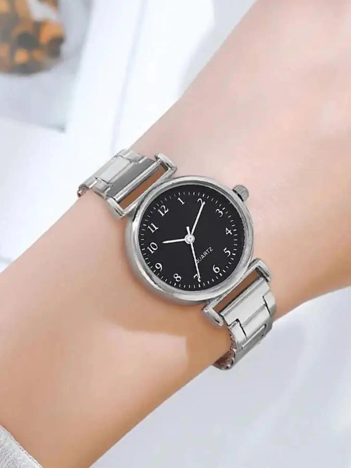 1-piece Women's Fashionable, Elegant, Personality, Light Luxury Ladies Watch, Retro, Versatile Quartz Watch