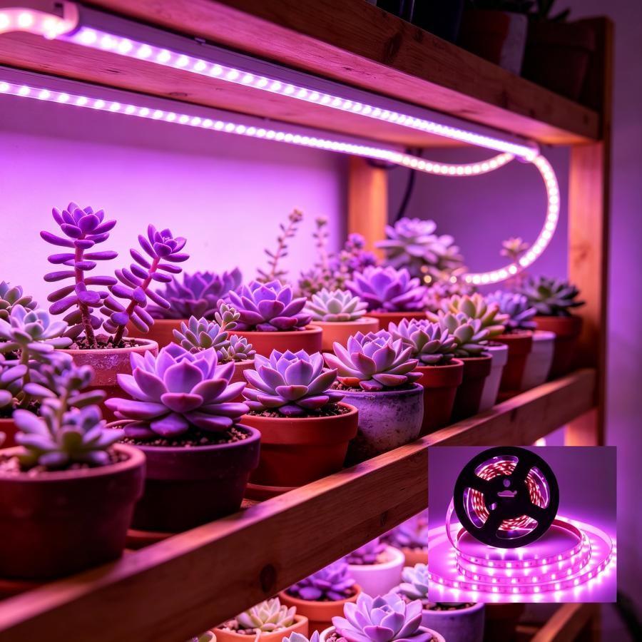 1PC USB Powered LED Plant Growth Light Strip, Ideal for Indoor Flowers, Vegetables, Fruits, Auxiliary Lighting.