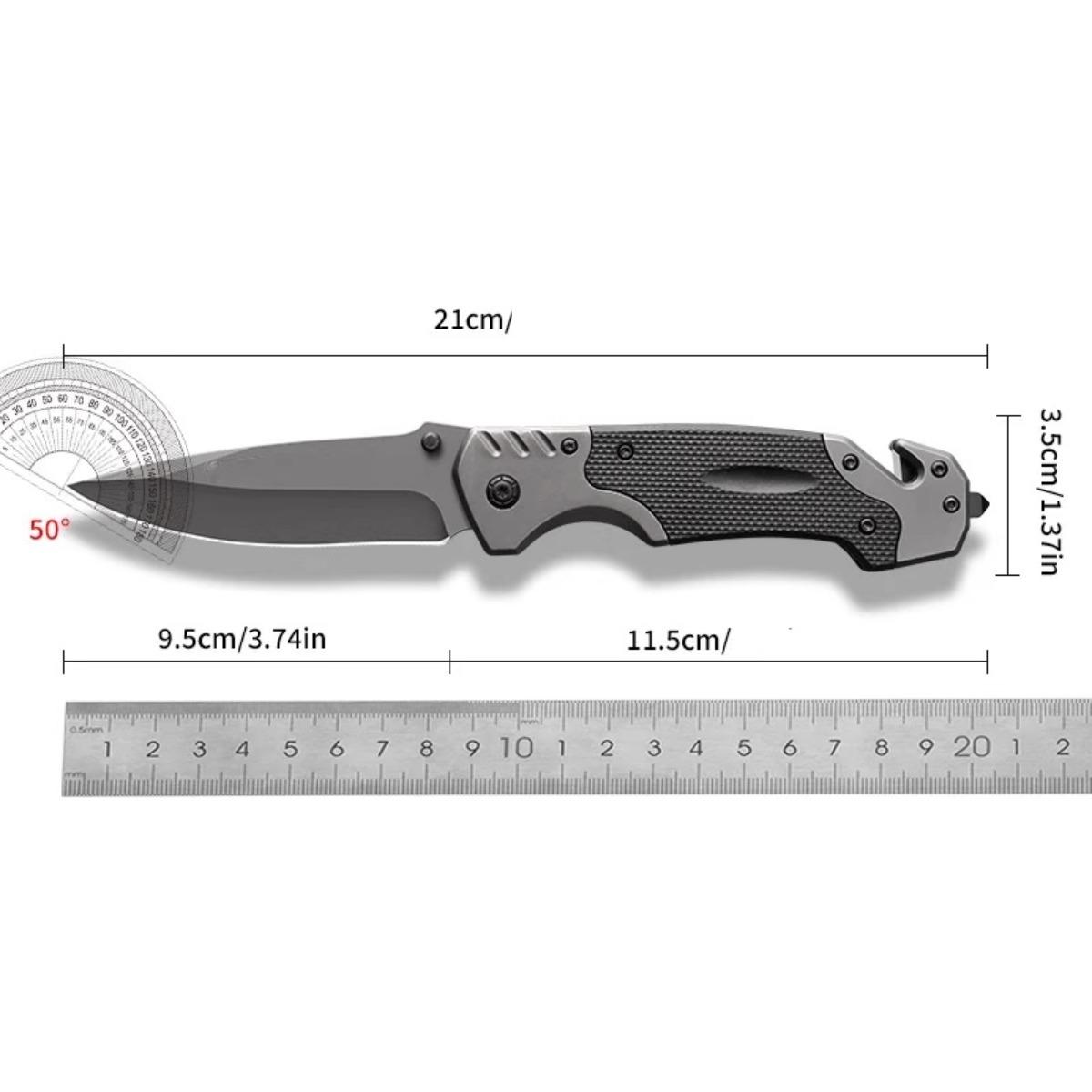 A variety of multifunctional folding knife tools, high hardness stainless steel, can be used for outdoor men's Christmas gift EDC pocket