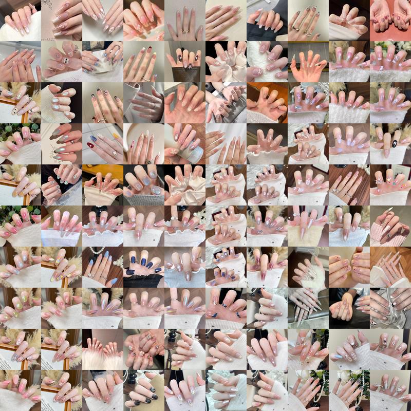 6 Boxes Random Wearable Art Nail Art Design Blind Box, over 5000 Styles, Perfect Gift for Christmas, Halloween, Valentine's Day