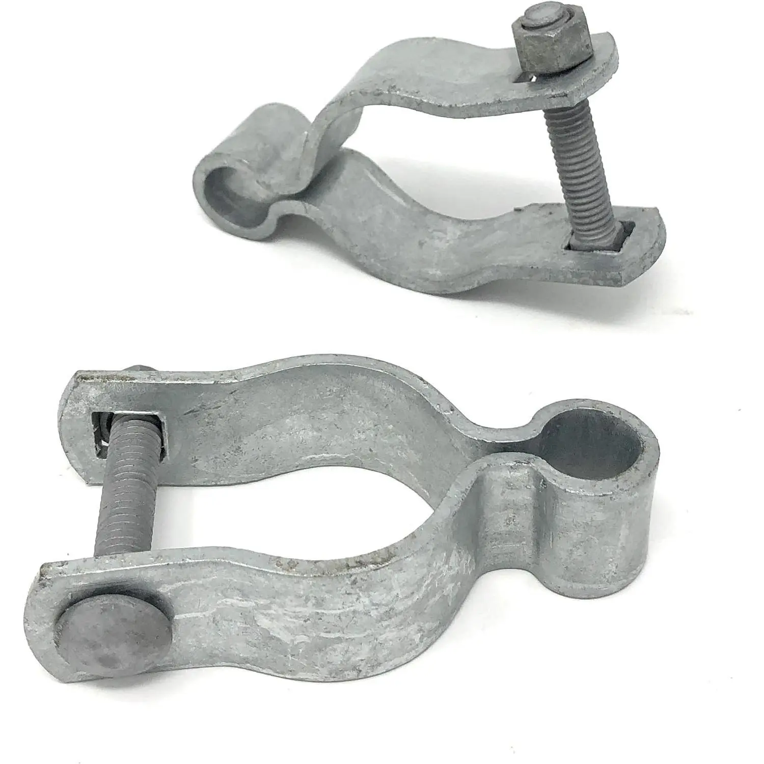 Female Gate Hinge - Pressed Steel, High Corrosion Resistance, Long Life Span - 2 Per Pack - Includes Required Carriage Bolt (Galvanized Steel, 1-5/8")