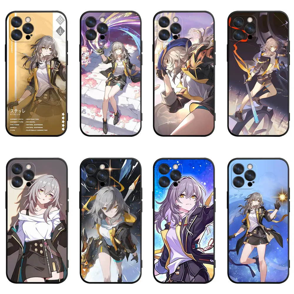 Honkai Star Rail Stelle Print Phone Case, Full Camera Guard Anti-Scratch Cover For HSR Game Fans