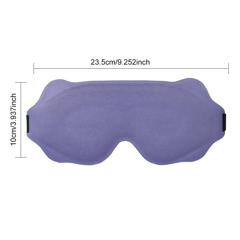3D stereoscopic sleep eye mask, designed to extend eyelashes, with adjustable shoulder straps for molded masks at night, and a 100% light blocking eye mask, suitable for travel, yoga, and napping