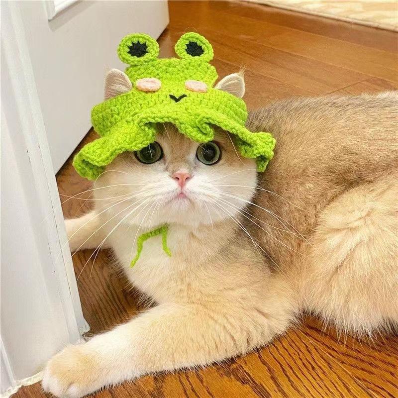 Cute Pet Hat for Cats and Dogs, Adorable Cat Hat, Fun Dog Hat, Perfect Accessory for Your Furry Friend, Stylish and Comfortable Clothing