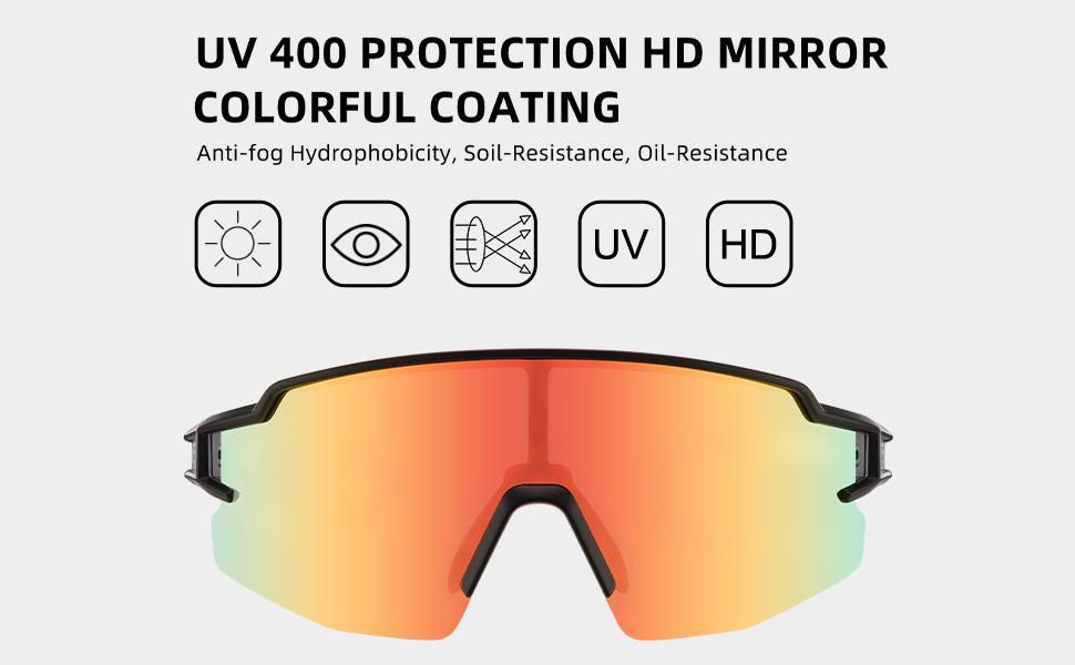 ROCKBROS Windproof Cycling Polarizing Sunglasses anti UV400 Dazzle Colorreal Film Lenses Outdoor Sports Sunglasses,Running Eye wear,Fashion Goggles For Unisex