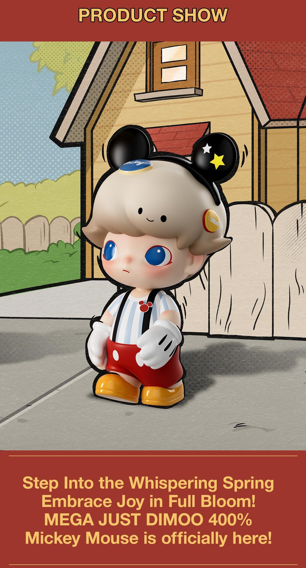 POP MART MEGA JUST DIMOO 400% Mickey Mouse