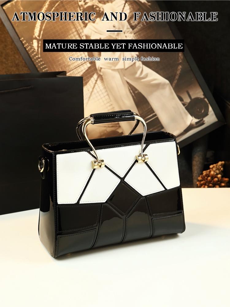 Fashion Women's Square Patchwork Bag, Classic Versatile Shoulder Bag, Casual Crossbody Handbag, Stylish Daily Use Accessory