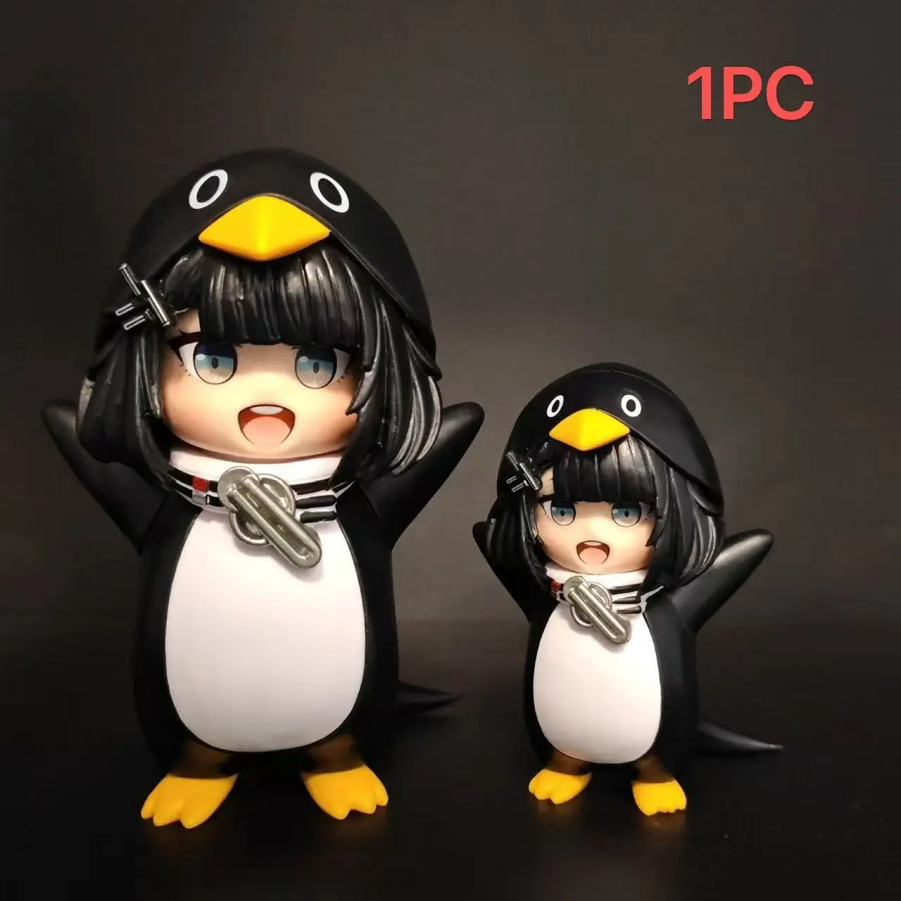 New Arrival Gugu Gaga Penguin Girl Administrator Cute Anime Model Figure Collectible Handmade Ornament