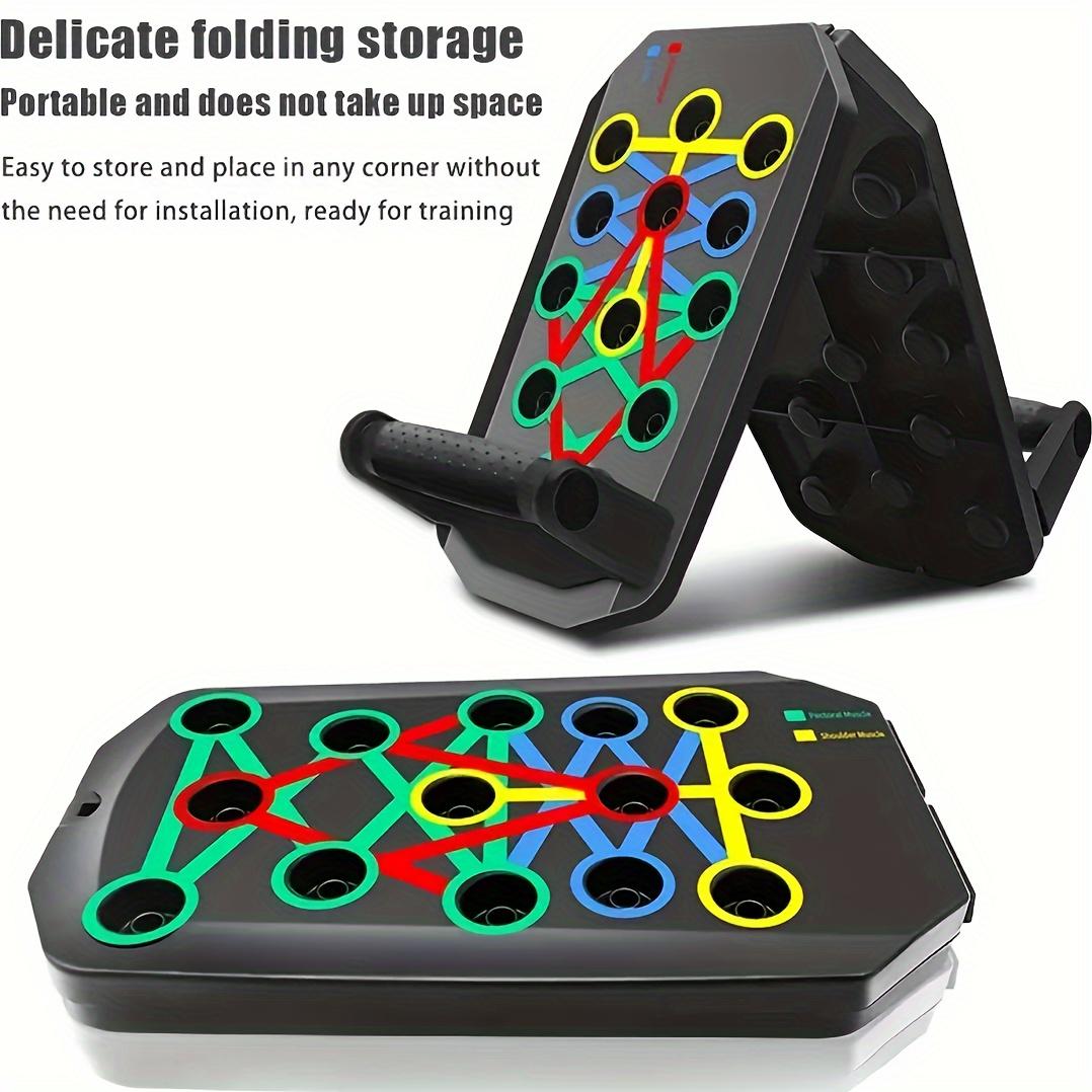 Portable Push Up Board for Core Chest Arms Back Legs Workout, Home Gym Essential