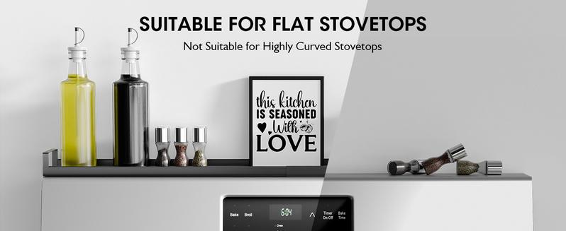 [SUPAFA]4X Strong Magnetic Shelf for Stove Top 30" Adjustable Oven Shelf Spice Rack Over the Stove